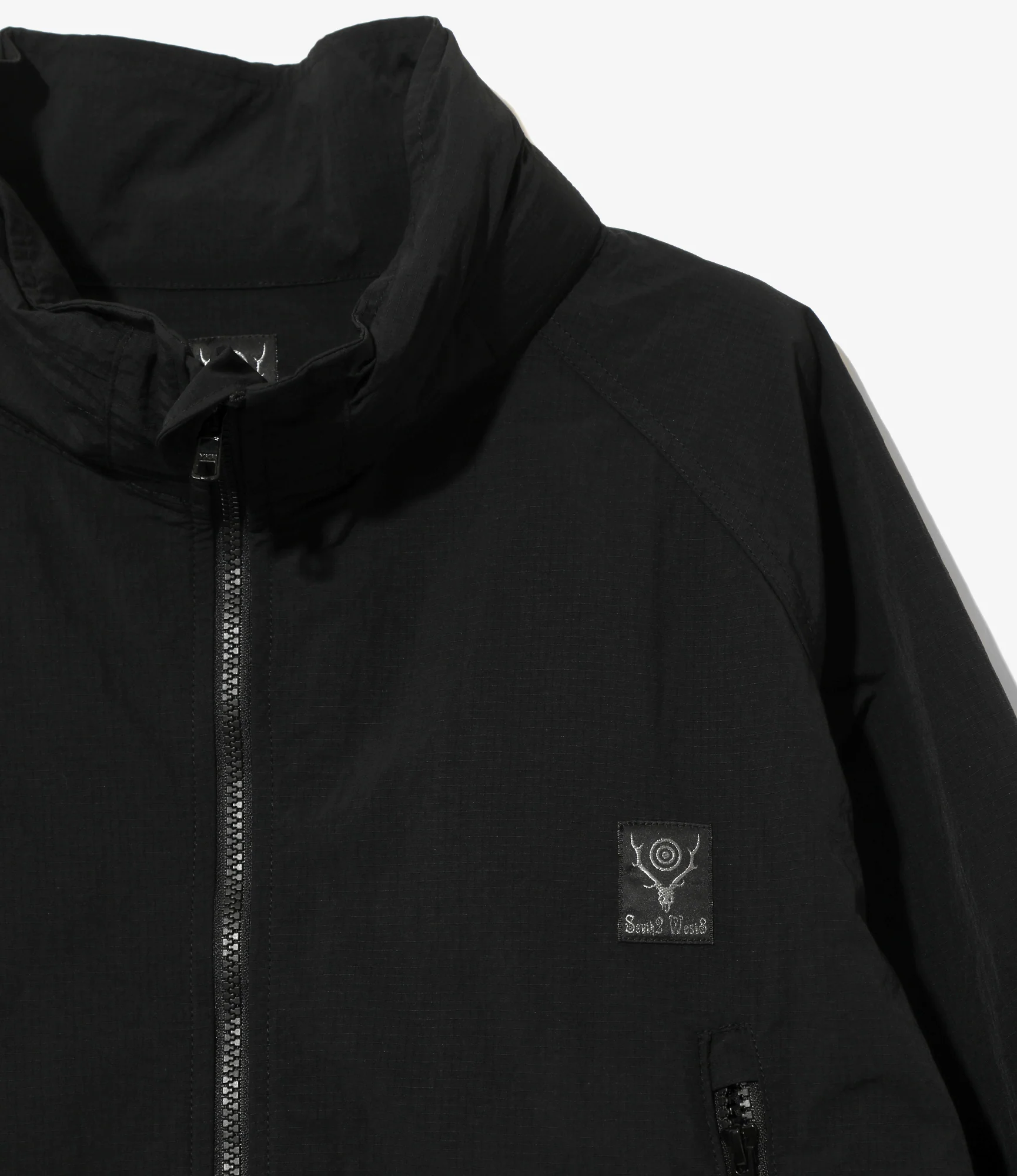 Weather Effect Jacket - Black - Nylon Taffeta - Image 2