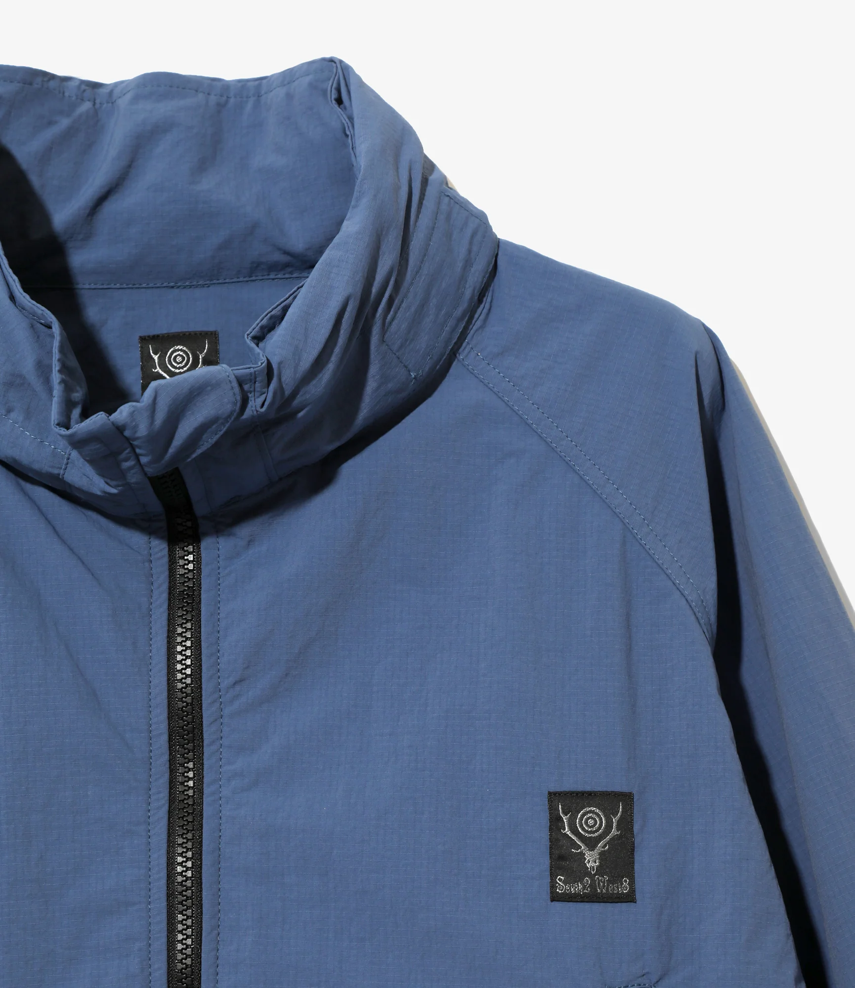 Weather Effect Jacket - Blue - Nylon Taffeta - Image 2