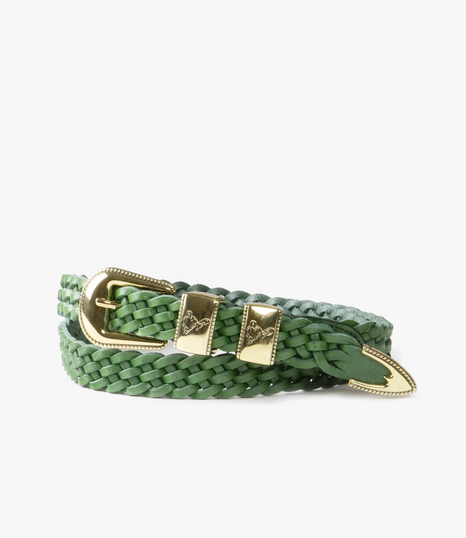 Wing Tip 5-Ply Belt 2 Loops - Regular - Green