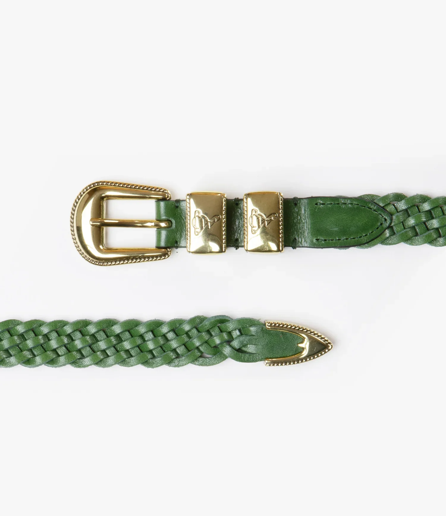 Wing Tip 5-Ply Belt 2 Loops - Regular - Green - Image 2