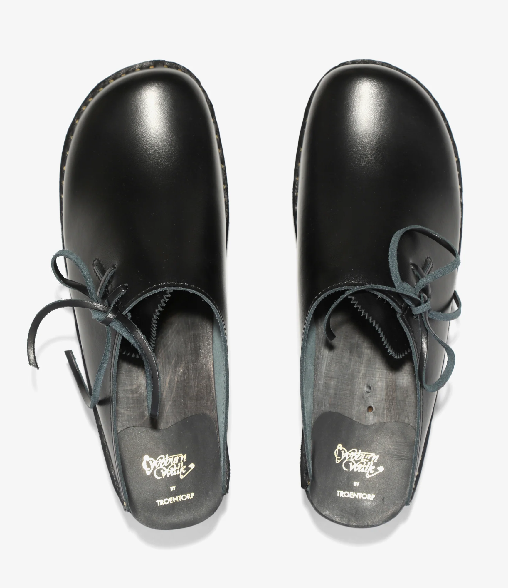 Woburn Walk X Troentorp - Swedish Clog - Alps/ Side Lace - Black - Image 3