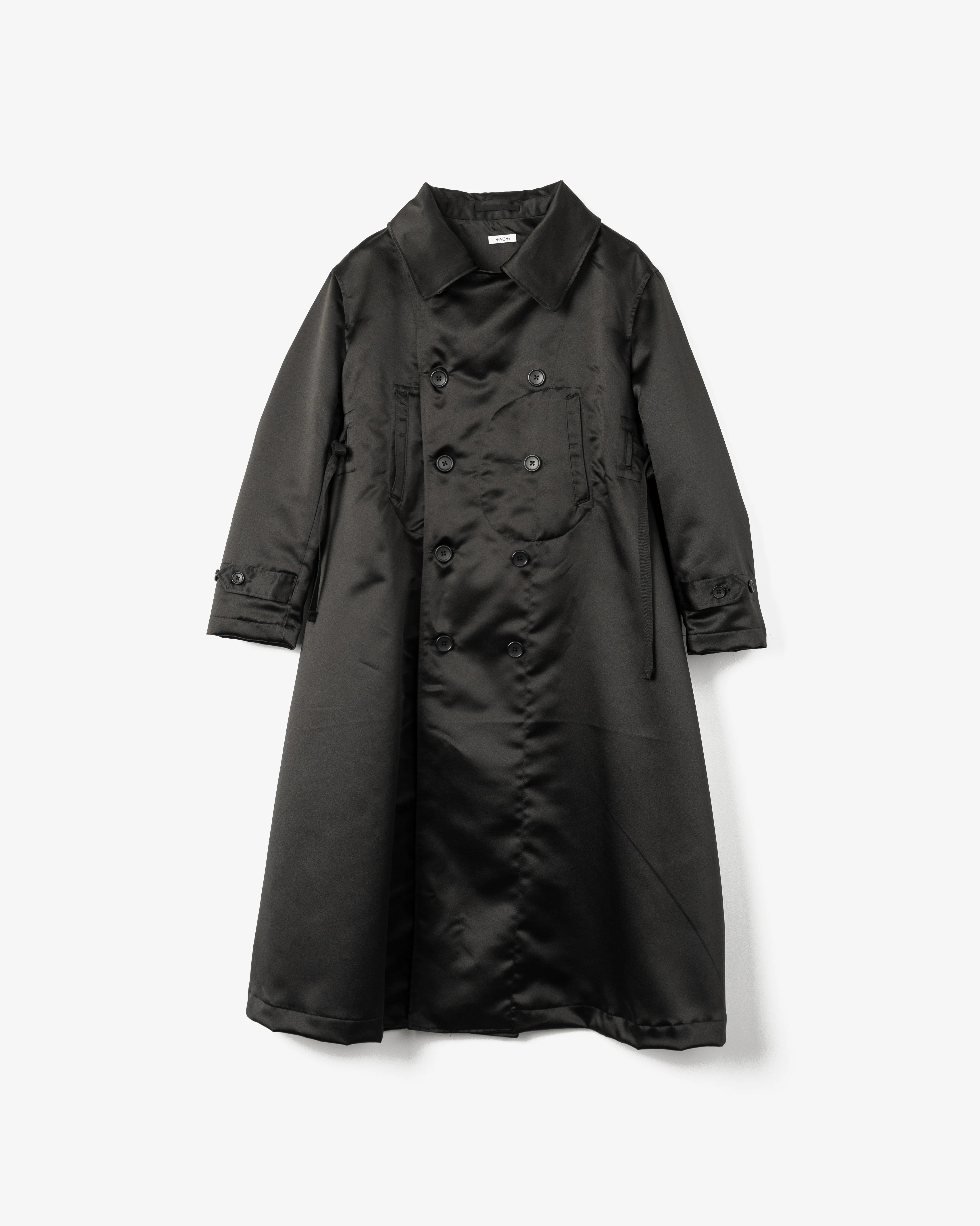 Women's Pea Dress - Black Mystique Satin - Image 3