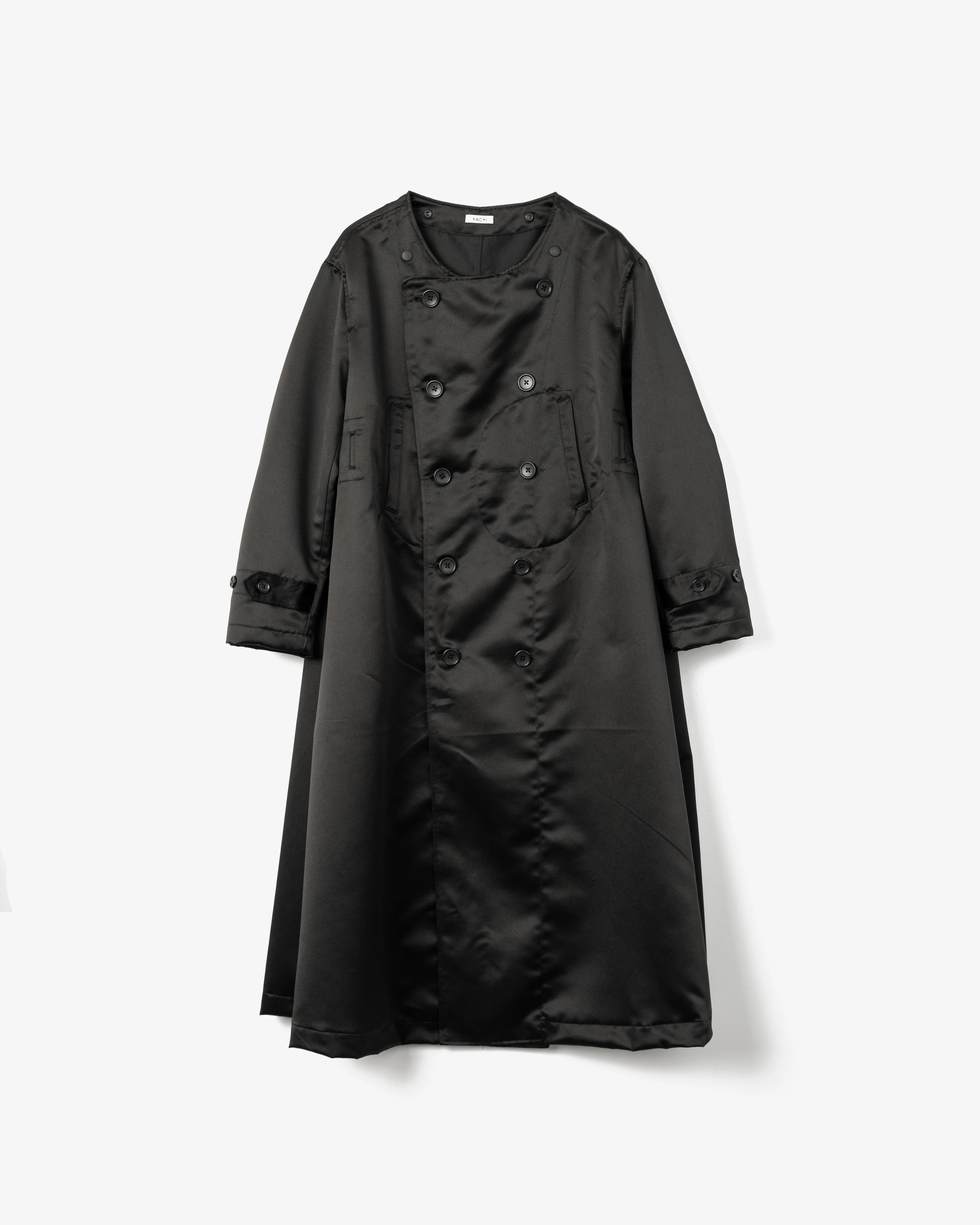 Women's Pea Dress - Black Mystique Satin - Image 4