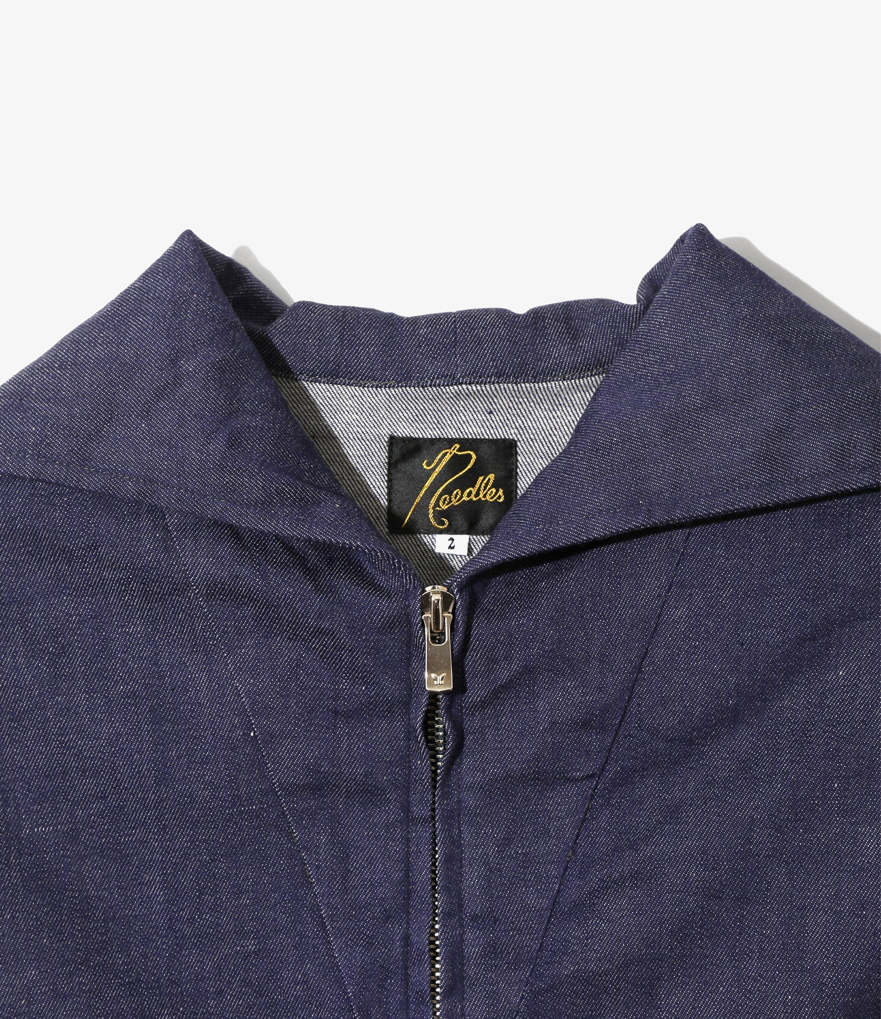 Women's Sailor Jacket - Indigo - 8oz Stretch Denim - Image 2