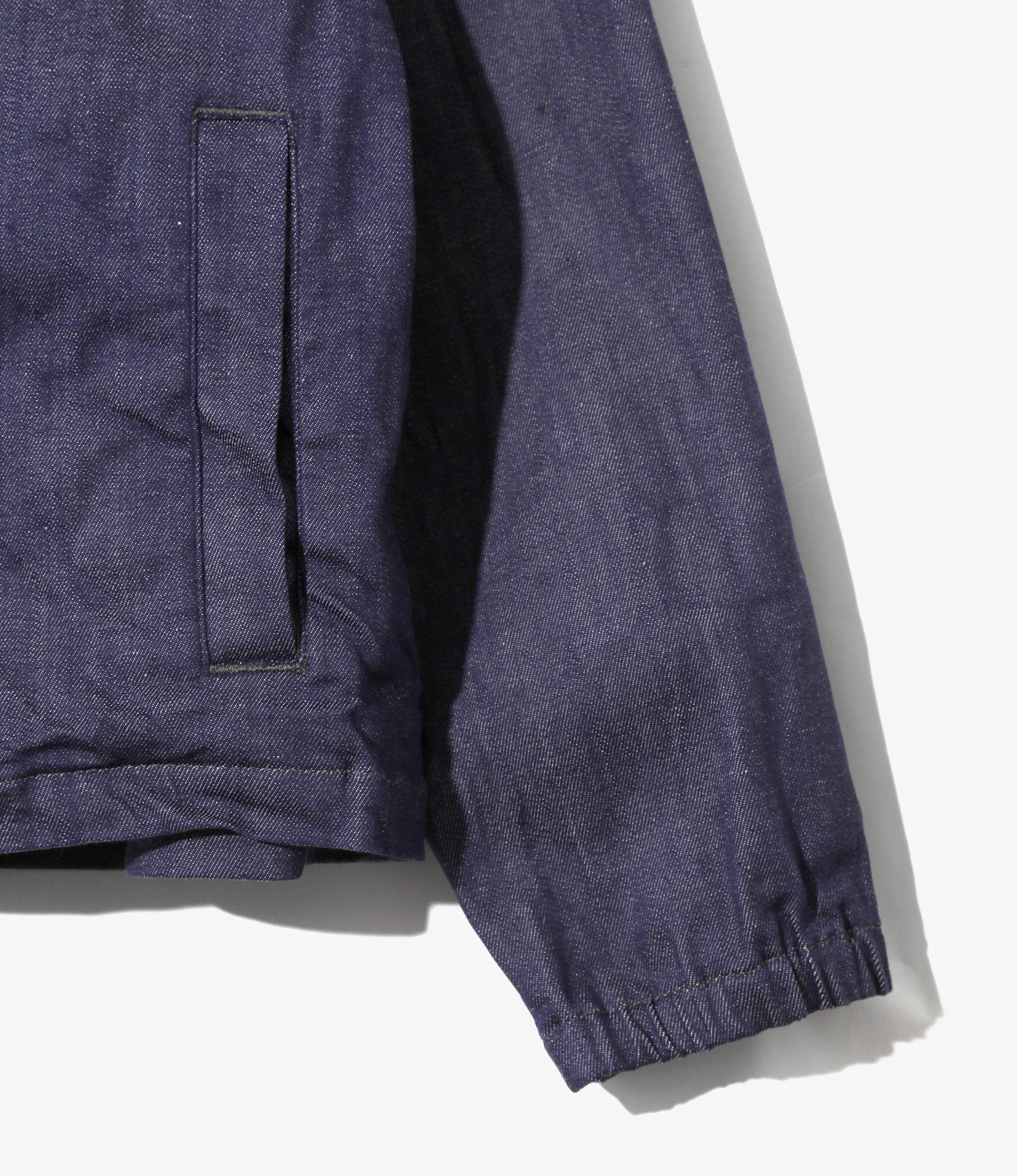 Women's Sailor Jacket - Indigo - 8oz Stretch Denim - Image 3