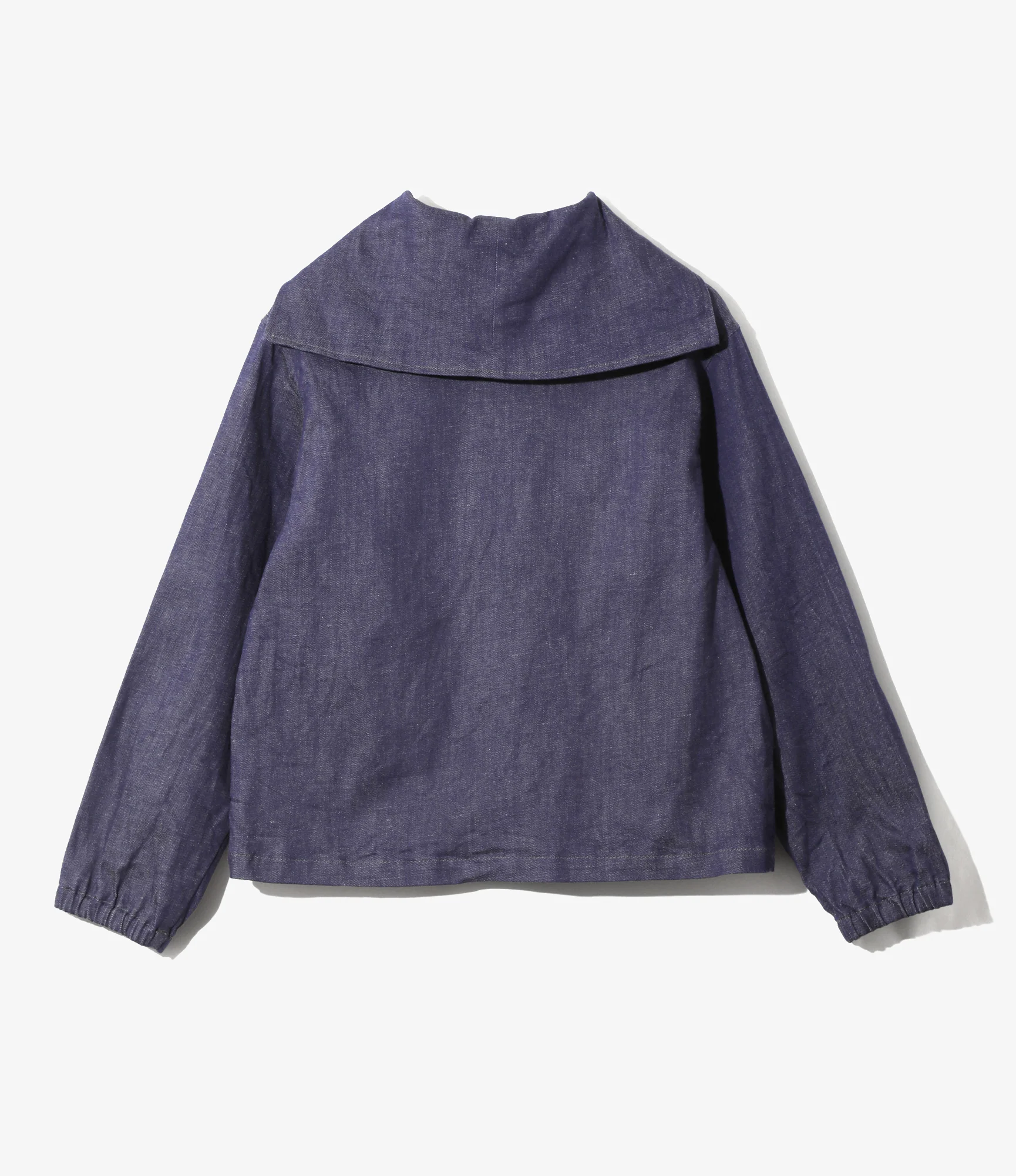 Women's Sailor Jacket - Indigo - 8oz Stretch Denim - Image 4