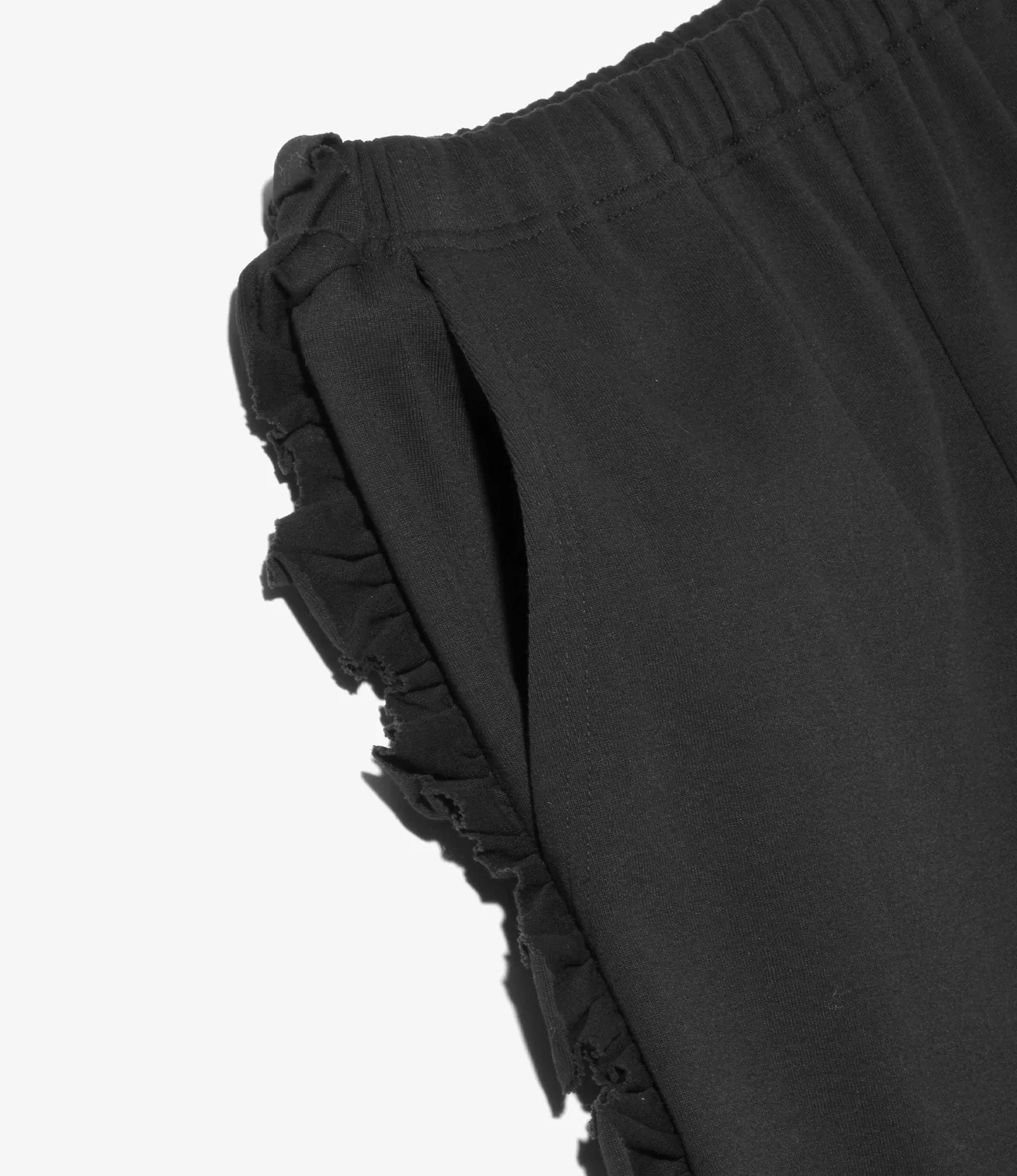 Women's Swallow Frill Side Pant - Black - Image 4