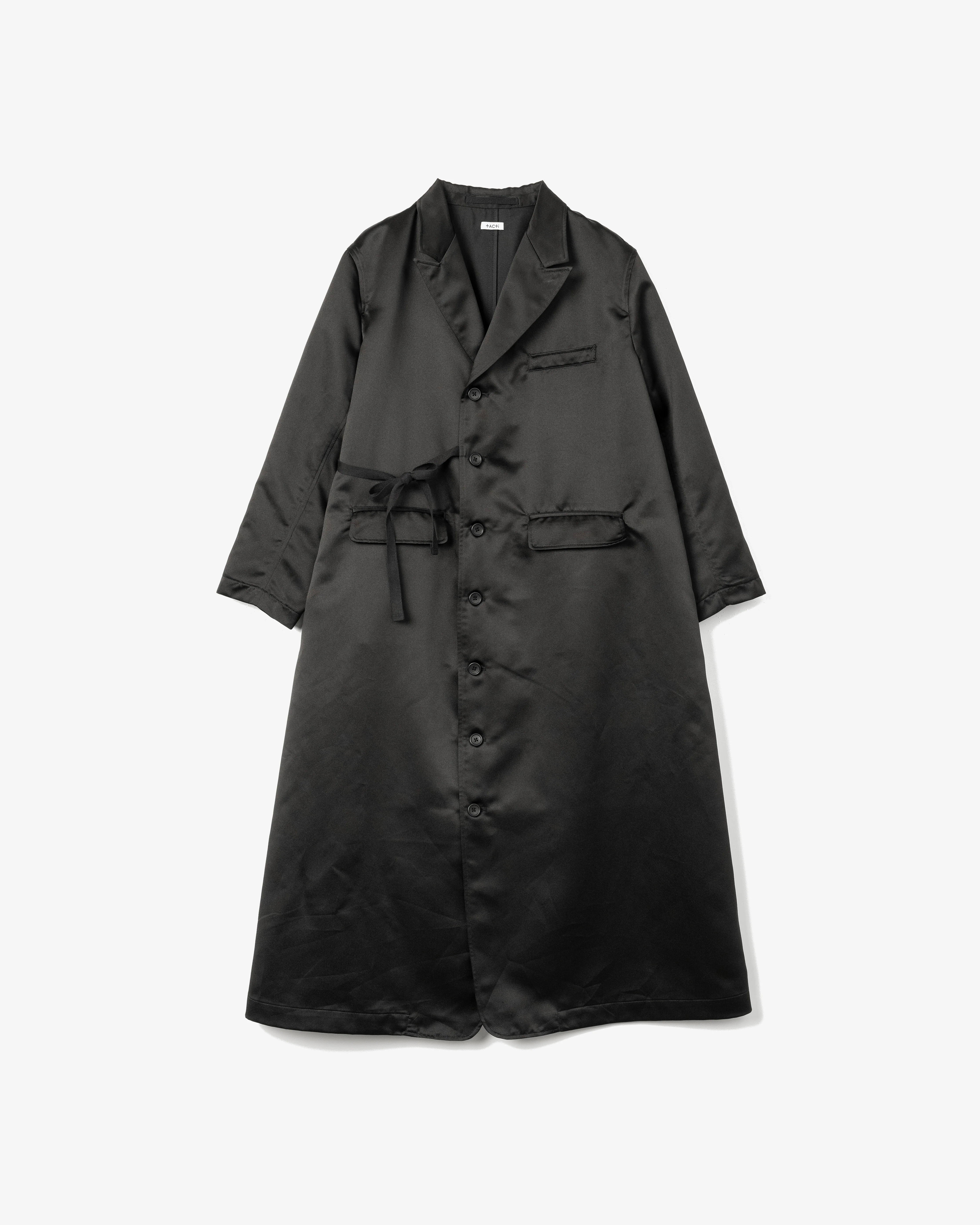 Women's Tux Dress - Black Mystique Satin