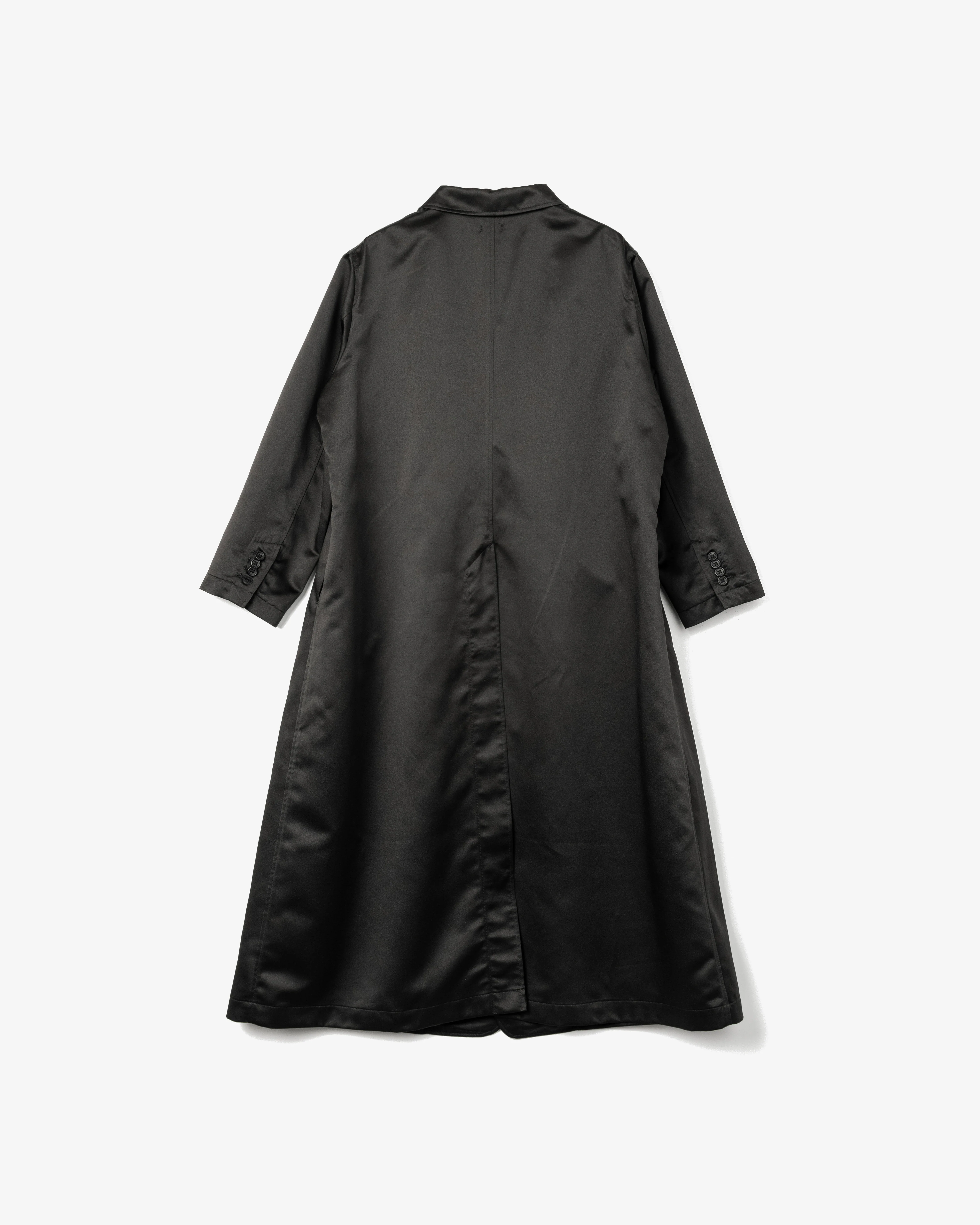 Women's Tux Dress - Black Mystique Satin - Image 2