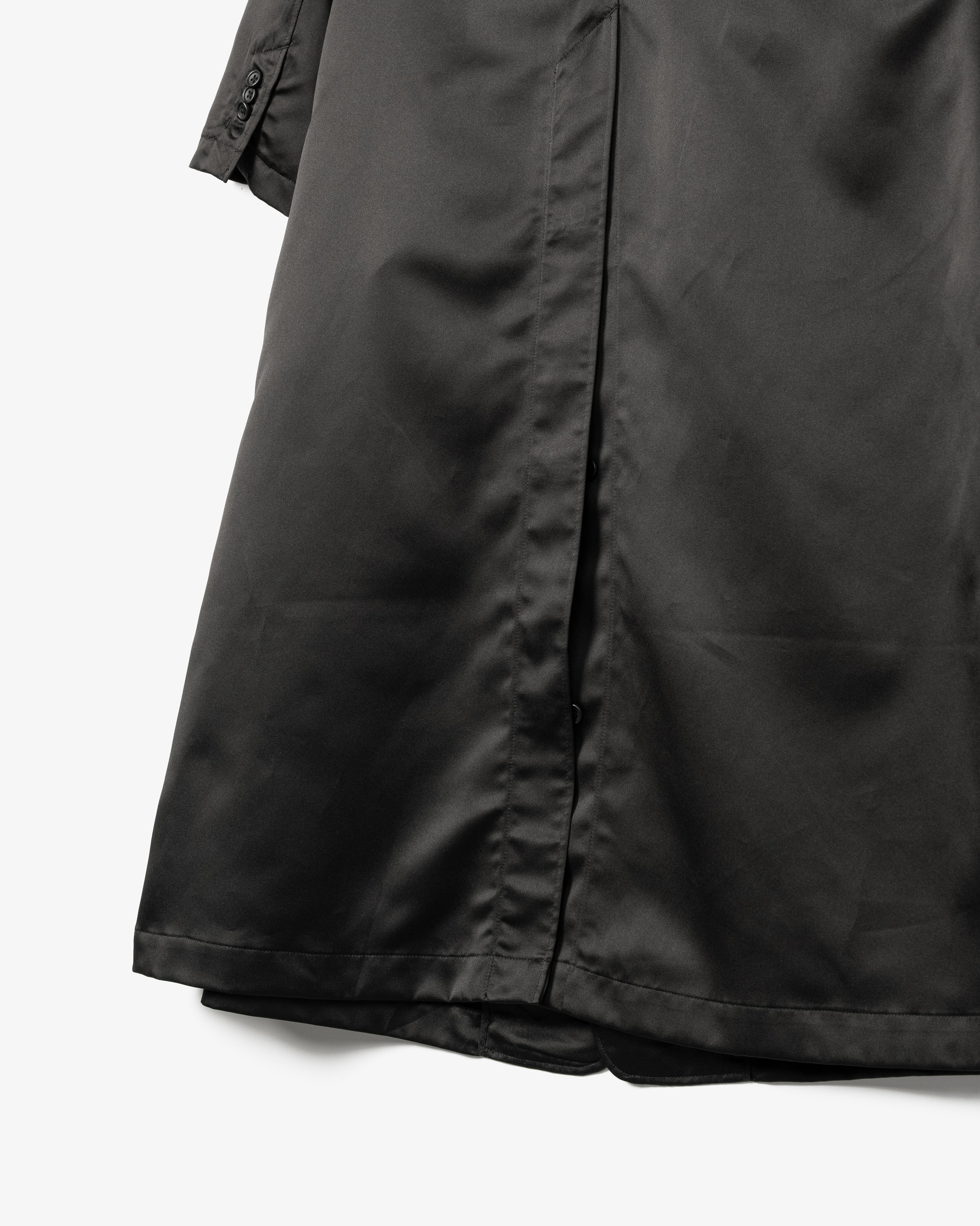 Women's Tux Dress - Black Mystique Satin - Image 3