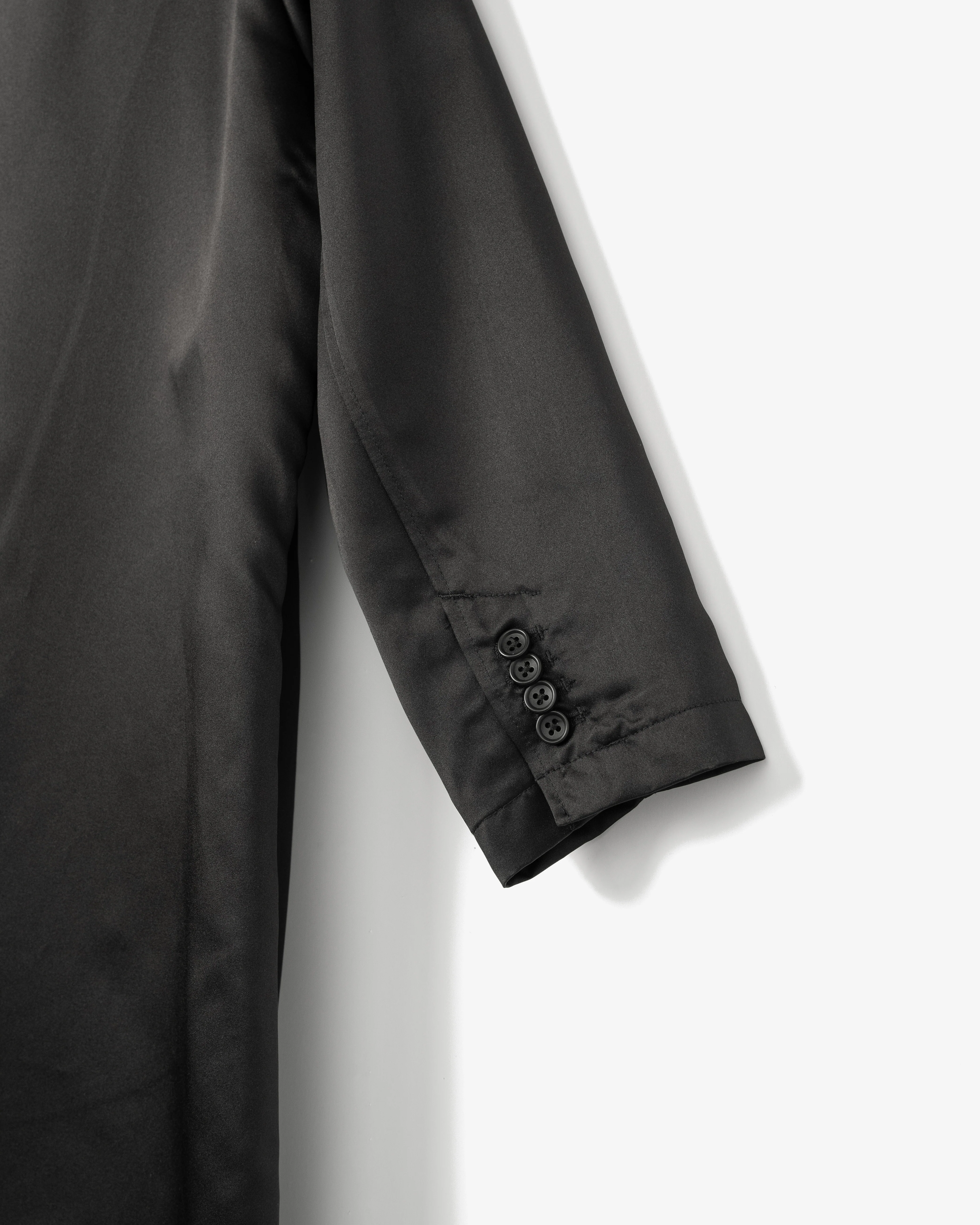 Women's Tux Dress - Black Mystique Satin - Image 4