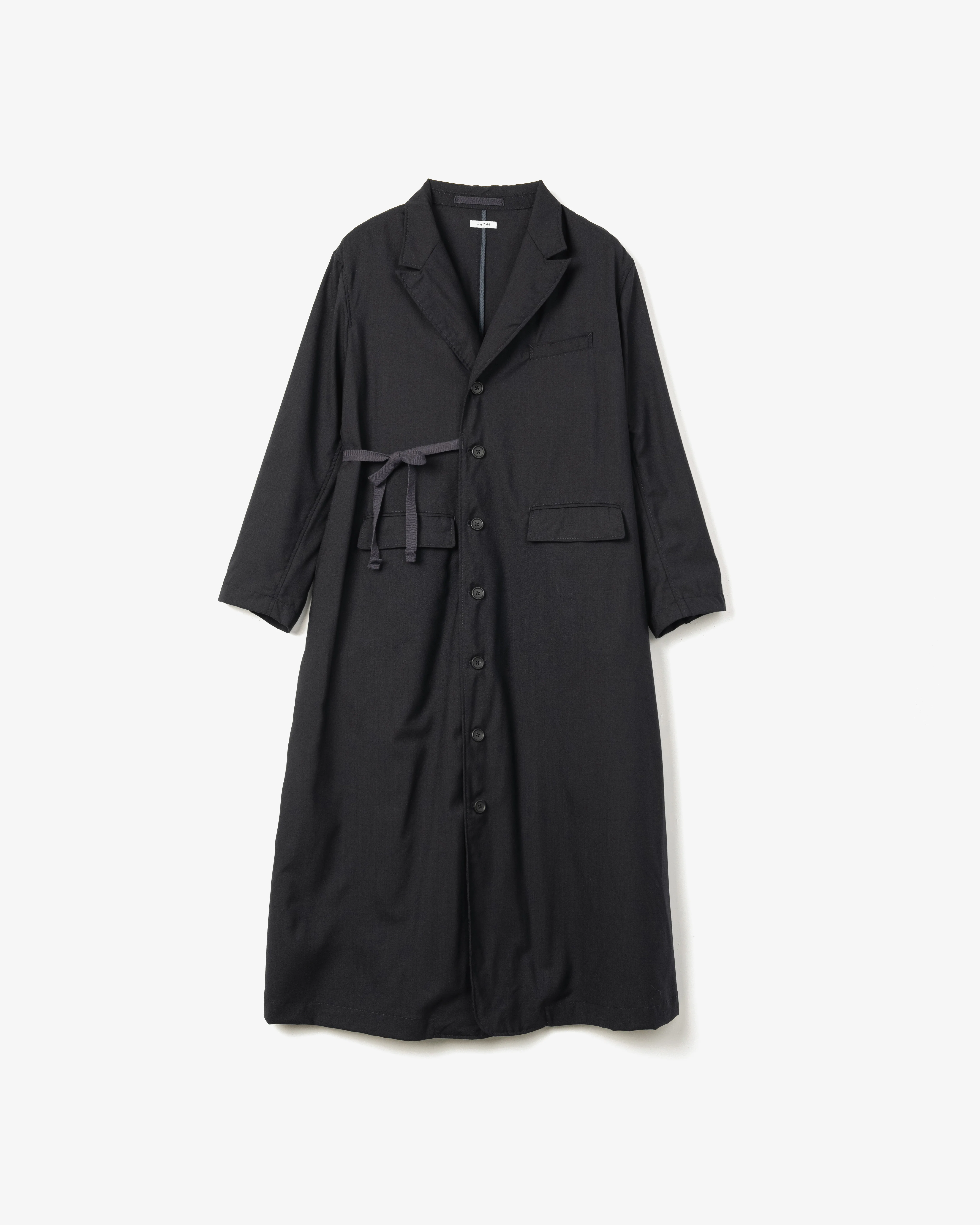 Women's Tux Dress - DK. Navy Tropical Wool