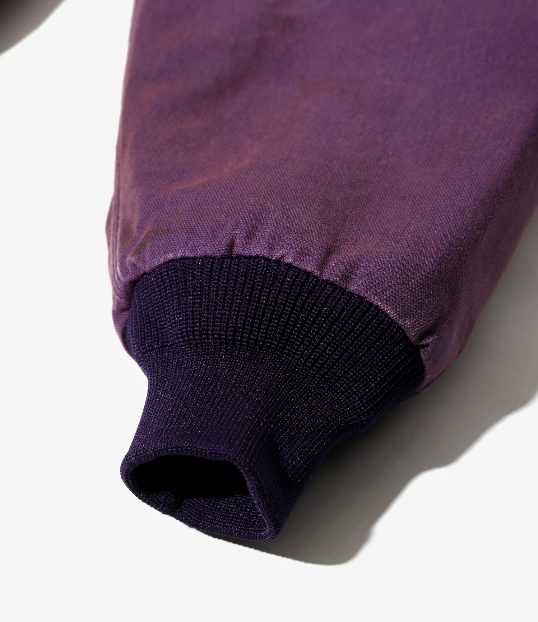 Zipped Work Hoody - Purple - 11oz Cotton Oxford - Image 3